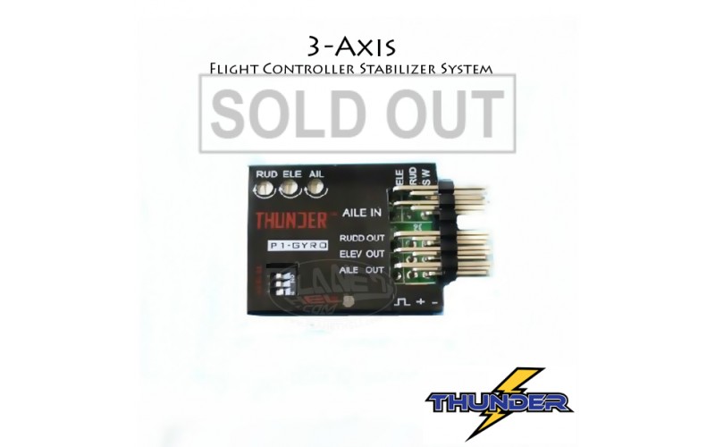 3-Axis Stabilizer System Gyro For Fixed Flying Wing Airplane FPV